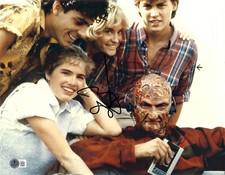 JOHNNY DEPP SIGNED NIGHTMARE ON ELM STREET 11X14 PHOTO AUTOGRAPH BECKETT