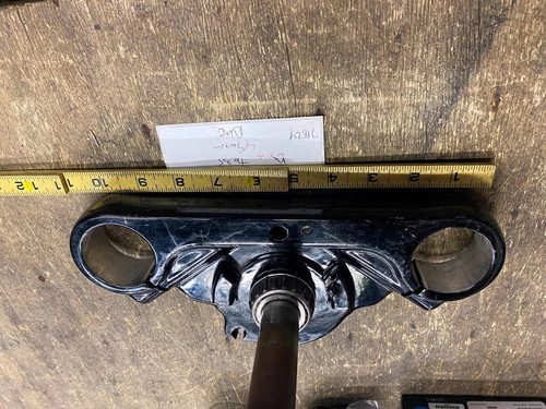 Triple Trees Front Fork Harley Dyna Superglide Low Street bob OEM Black FXD 49MM - Picture 5 of 8