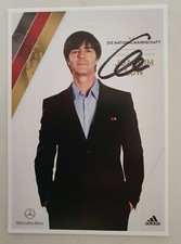 JOACHIM LOW SIGNED IN PERSON 4 X 6 INCH GERMANY WORLD CUP MANAGER COACH SOCCER