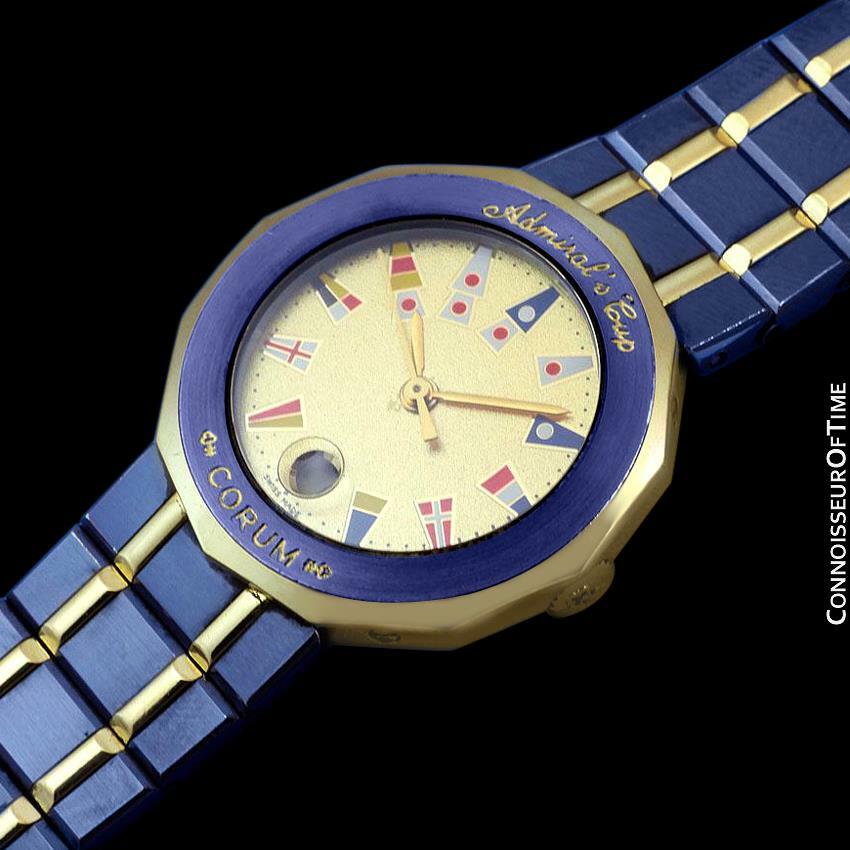 CORUM ADMIRAL'S CUP Ladies Nautical Watch - Solid 18K Gold