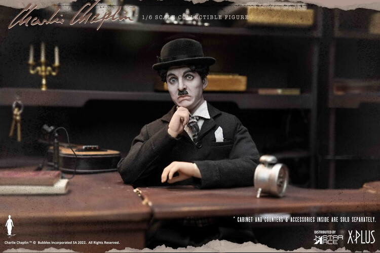 Dekoration Für Film- Und TV-Themen CHARLIE CHAPLIN - Little Tramp 1/6 Action Figure 12 Star Ace Toys Lebensgroßer Filmstar Aufsteller
