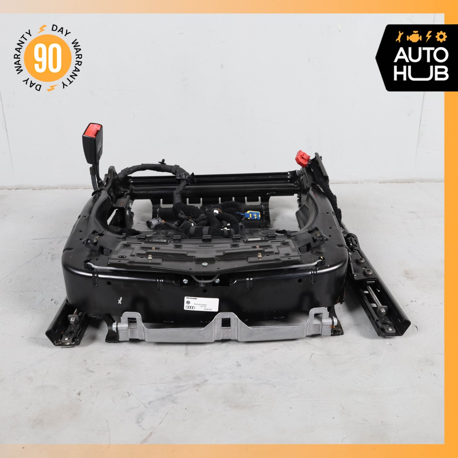 06-13 Bentley Continental Flying Spur Lower Seat Track Rail Left Side OEM 67k