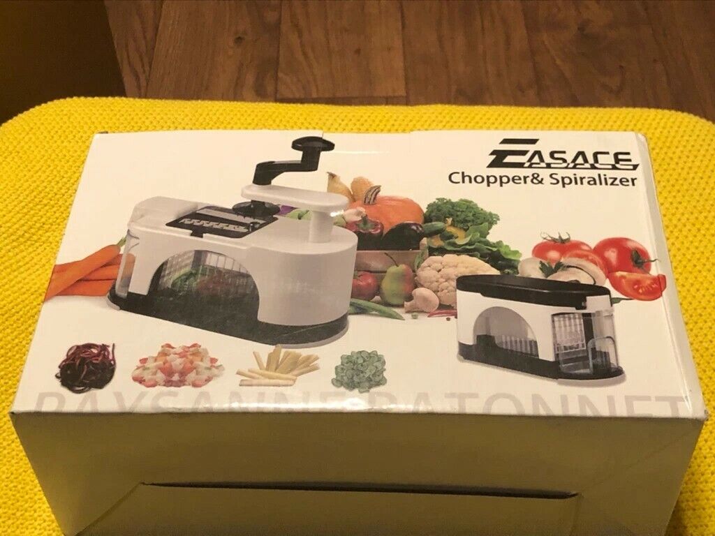 EASACE Chopper Spiralizer Max 82% OFF Vegetable Slicer Max 43% OFF Container And NEW I