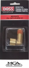 OEM BOSS SNOW PLOW BRASS FLUID FILL CAP ELBOW KIT MSC05078