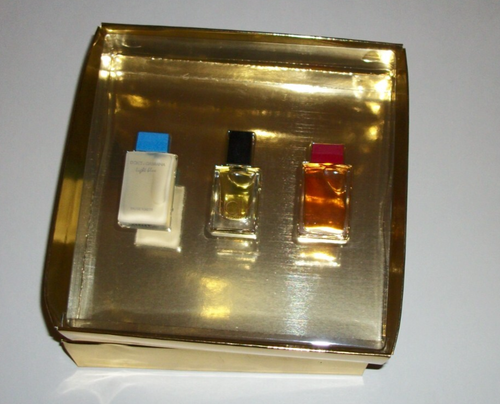Vintage Dolce & Gabbana 3 Piece MINI Set Light Blue - Sicily - Original -NIB - Picture 4 of 6