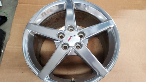 Wheel 19x10 Rear 5 Spoke Polished Opt QG7 Fits 05-07 CORVETTE 382387 - Picture 2 of 12