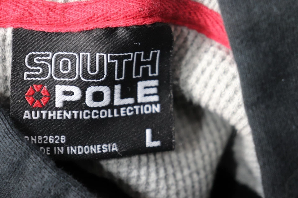 Pulôver com capuz South Pole Youth masculino preto manga longa tamanho grande - Imagem 3 de 3