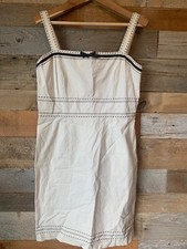 Ann Taylor Loft Summer Dress 8 Embroidered
