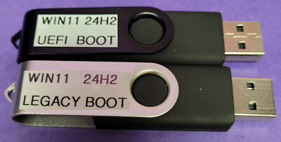 Windows 11-24H2 Boot Install USB No System Requirements 64bit