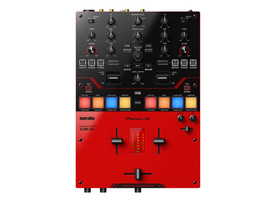 Pioneer DJ DJM-S5 2-channel DJ Mixer with Serato DJ - Image 3 of 4