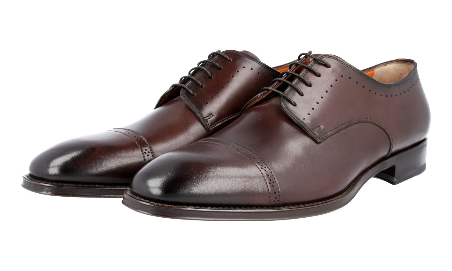LUXUS SANTONI CAP TOE HALF BROGUE DERBY SCHUHE 07088 BRAUN NEU 8,5 42,5 43 LUXUS SANTONI CAP TOE HALF BROGUE DERBY SCHUHE 07088 BRAUN NEU 8,5 42,5 43