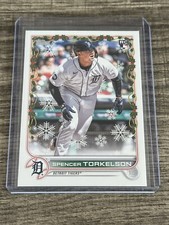 2022 Topps Holiday Baseball Base Rookie Card Spencer Torkelson #HW200