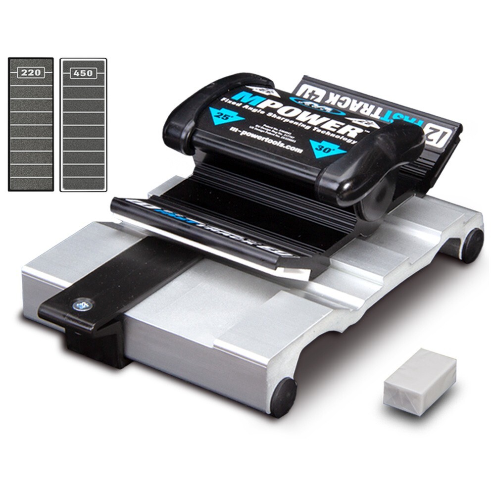 MPOWER FASTTRACK Mk2 - Chisel Sharpening Jig with 4x Honing Angles