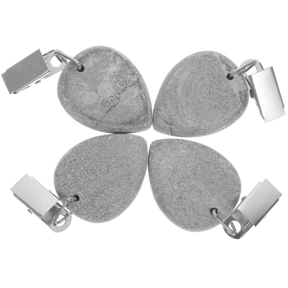 4 Pcs Table Outdoor Tablecloth Hanger Garden Flag Weights Clip Clips
