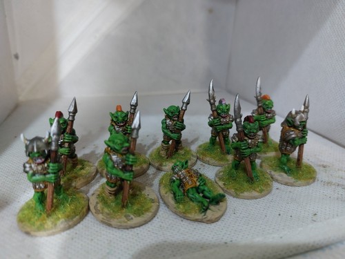 28mm Painted Fantasy Goblins Set #1 - Picture 2 of 4