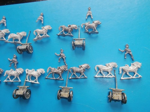 Part Painted 15mm French Limbers & Horse Teams - Picture 3 of 3