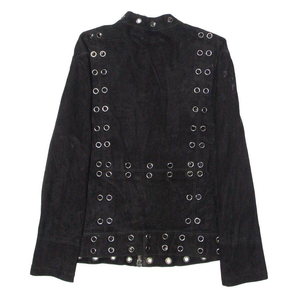 PIANURA STUDIO Womens Jacket Black Leather XS - Image 3 of 4