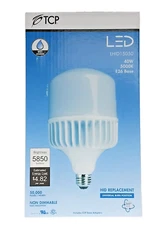 TCP LHID15050 40W 5000K Med/Mogul Base LED Corn Light Bulb 175W HID replacement