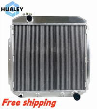 3 Row Aluminum Radiator For 1953 1954 1955 1956 Ford Truck Chevy Config