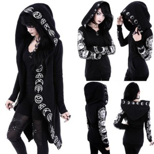gothic hooded cardigan