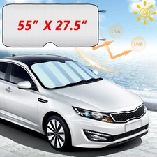 Car Windshield Visor UV Block Cover Foldable Large Sun Shade Truck Van Protector