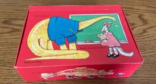Dinosaur Pencil Box Vintage! General Box Company