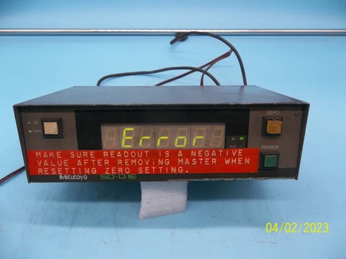 Mitutoyo SD-D1E Digitmatic Digital Readout Unit DRO Inch/Metric 7-Digit (MS545)