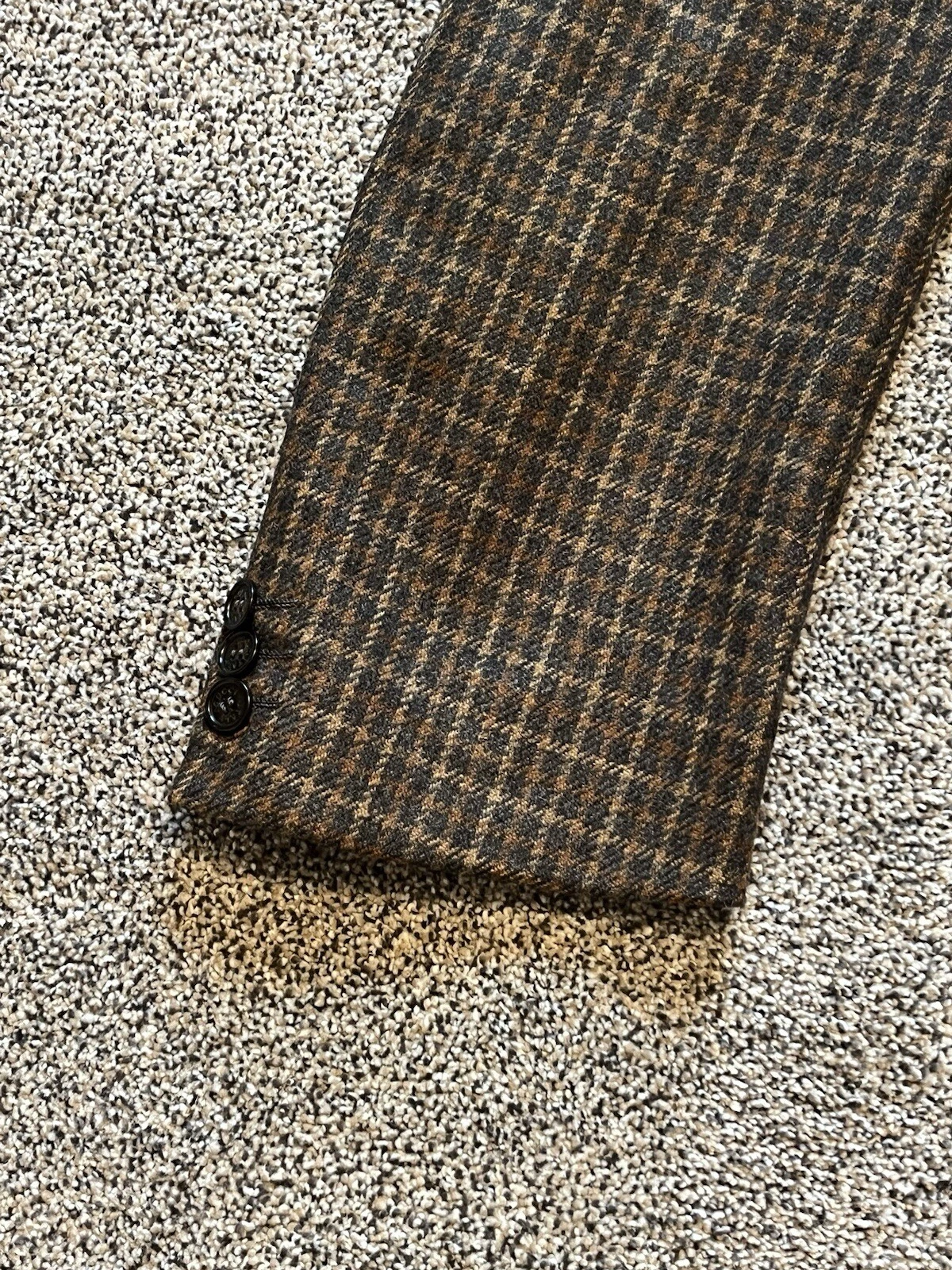 Cappotto sportivo blazer monopetto vintage anni 90 Gucci 100% cashmere a quadri taglia 52