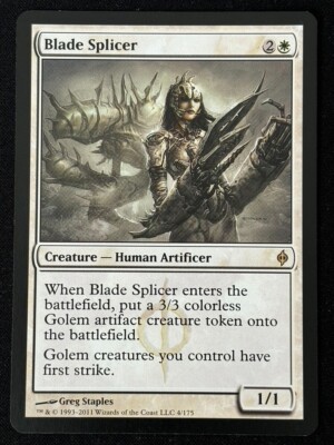 1x MTG Blade Splicer - New Phyrexia (NPH) #4 - Magic the Gathering
