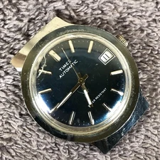 Timex Viscount Men Stainless Steel Round 36mm Automatic Analog Watch No Band