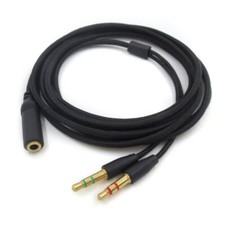 Replacement Cable 1 to 2 Splitter for Electra/Kraken PRO 7.1 V2 Headphones