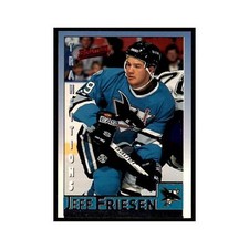 1995 Bowman Jeff Friesen San Jose Sharks #84