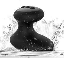 Personal Massager Wand - 10 Patterns Cordless Powerful Vibration Black 