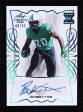 2021 Leaf Trinity Platinum Spectrum 46/50 Brenden Knox #BA-BK1 Auto 0wp8