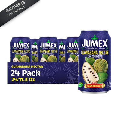 Jumex Soursop Juice Nectar - Made with Guanabana 11.3 Fl Oz (Pack of 24) 