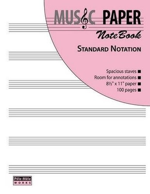 MUSIC PAPER NoteBook - Standard Notation by Ashkan Mashhour (English) Paperback 