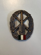 Spilla Distintivo Artiglieria Contraerea EI Tricolore 4,4x3,2cm 1,7x1,3in