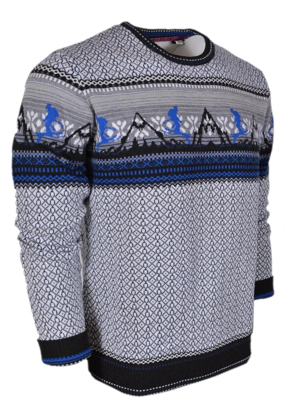 NEW Robert Graham Men's $328 HIT THE SLOPES 100% Wool Crewneck Sweater Shirt L
Opens in a new window