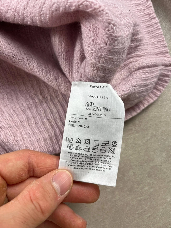 Pull en cachemire Red Valentino pour Femme - Wool Knit Lila - XS #47 - Photo 3/4