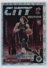 2023 Panini NBA Hoops Premium Stock City Edition Prizm Jaime Jaquez Jr #22 5i3