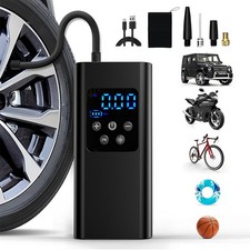 Elektrische Luftpumpe 8000mAh Akku wiederaufladbar 150PSI Fahrrad Kompressor