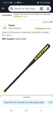 Aluminum Fungo Bat, Baseball / Softball, 35" X 22 Oz.Black and Yellow