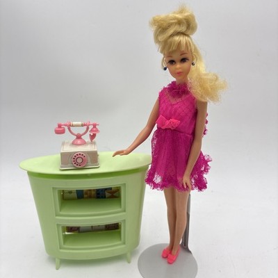 Barbie Francie #1074 ''Grow Pretty Hair'' 1971  Blonde, Tagged Outfit
