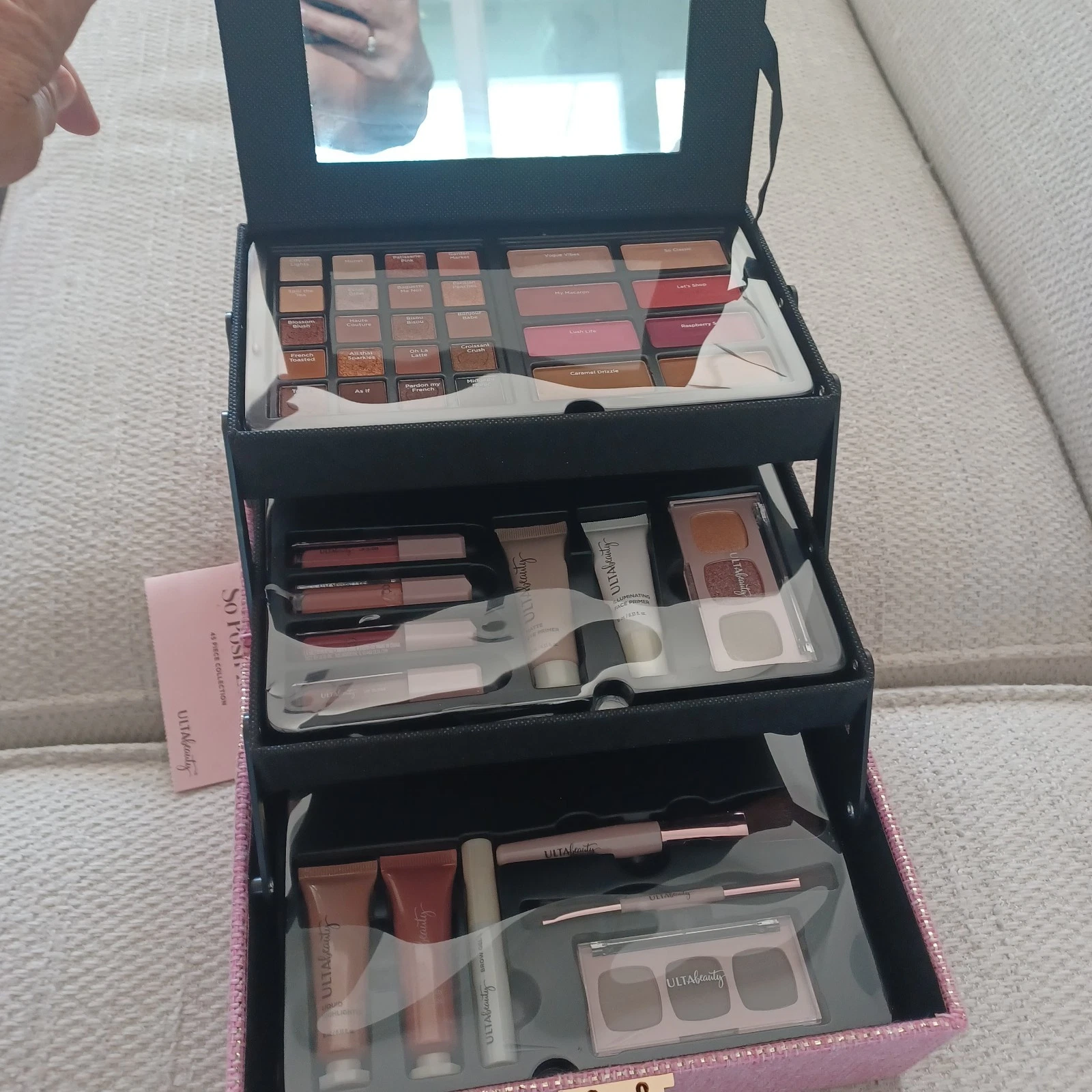 Ulta Beauty Box (pink) "So Posh edition" 45 Pcs Makeup Kit Collection NEW DEFECT