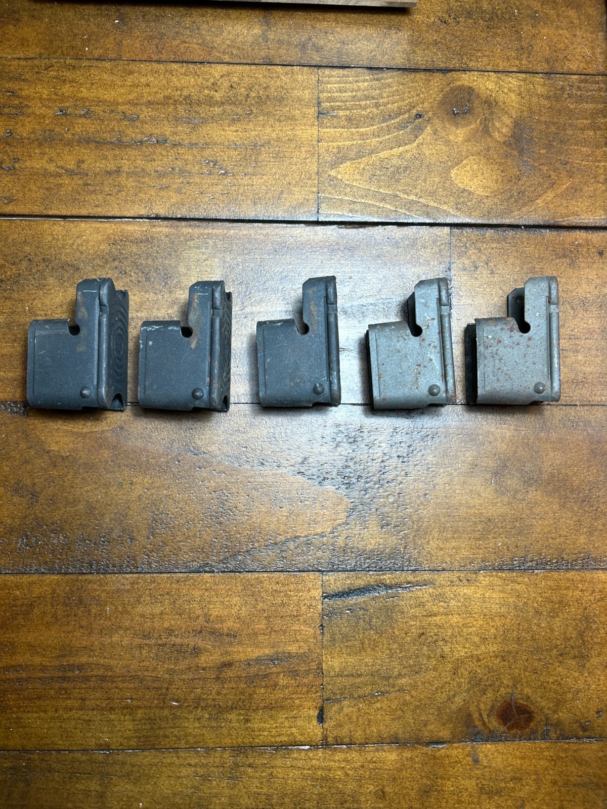 Lot Of 5 US M1 Garand Clips Marked AEC 3