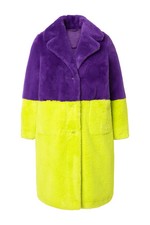 Angel of Style Damen große Größen Mantel Webpelz zweifarbig Reverskragen 833992