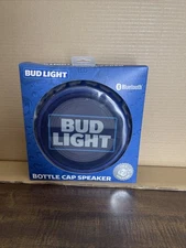Bud light Bottle Cap Fm Radio Bluetooth Speaker New