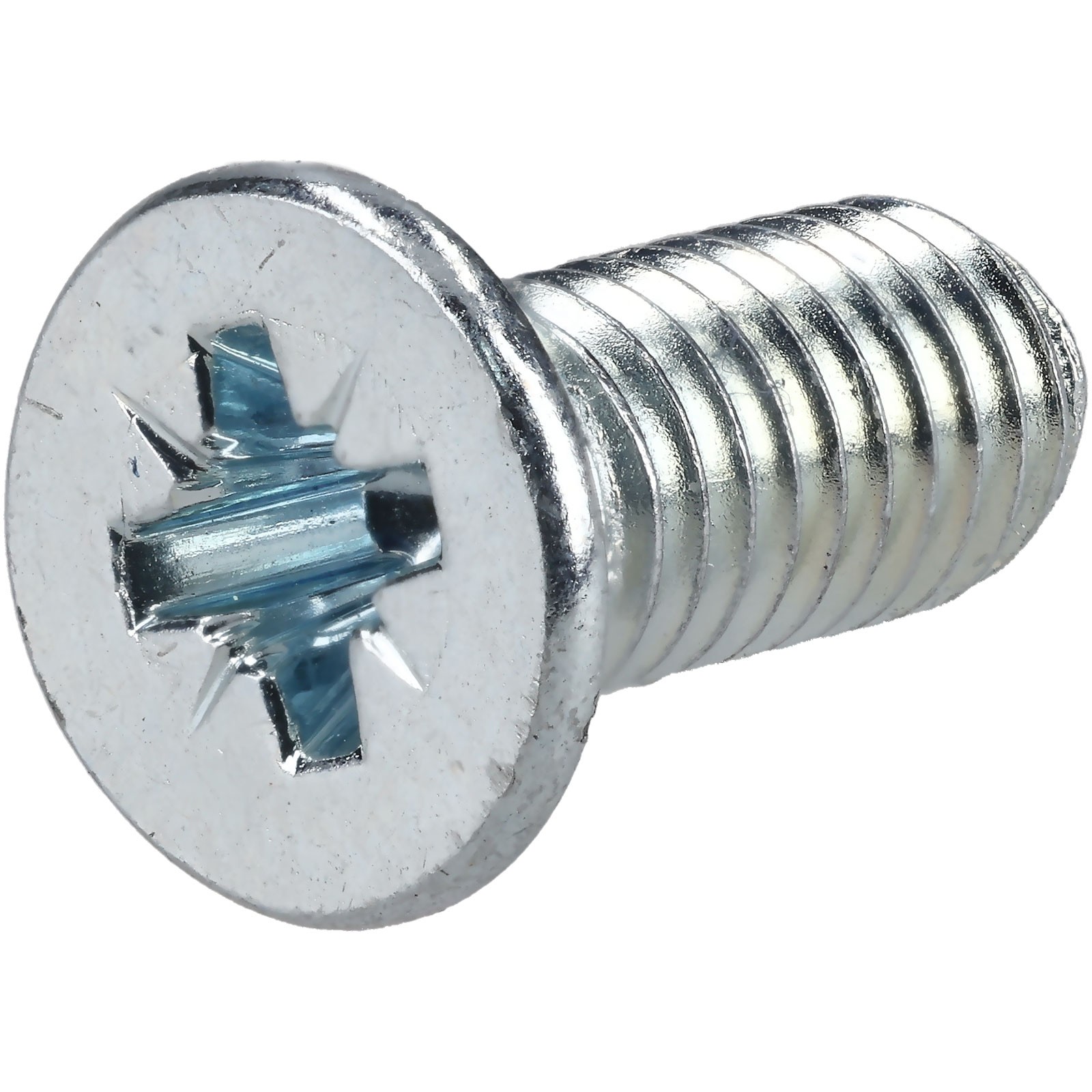 R-TECH Pozi Countersunk Machine Screws BZP M5 12mm - Pack Of 100