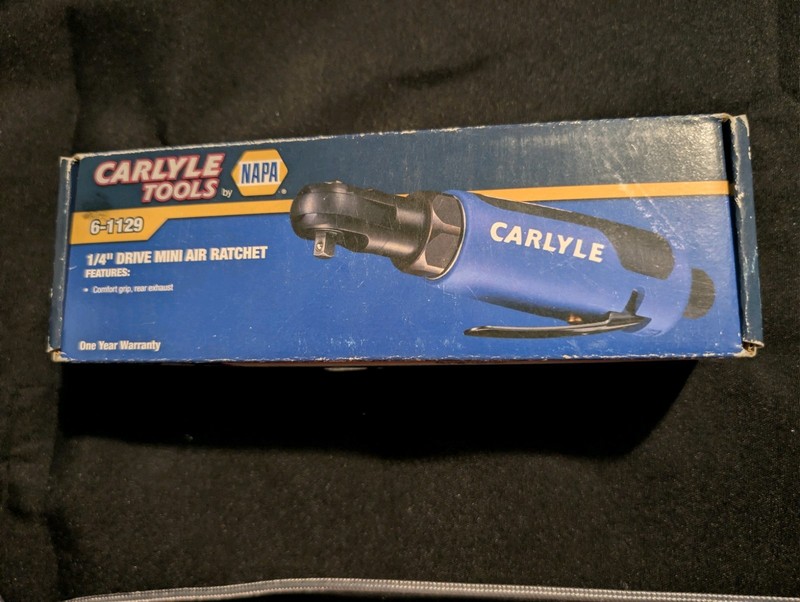 Carlyle Tool 1/4" Drive Mini Air Ratchet NEW