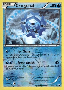 Cryogonal (33) Rare Reverse Holo Noble Victories 33/101 Pokémon TCG
